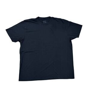 Fresh Clean Threads Men 3XL Black Short Sleeve Crew Neck T-Shirt Soft Stretch
